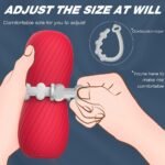 S367 double pass men's comforter adjustable elastic band internal spiral pattern stimulation aircraft Cup Men's